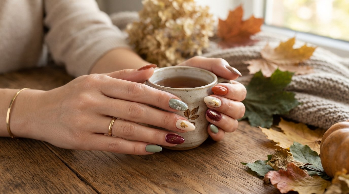 Summer to fall nail designs