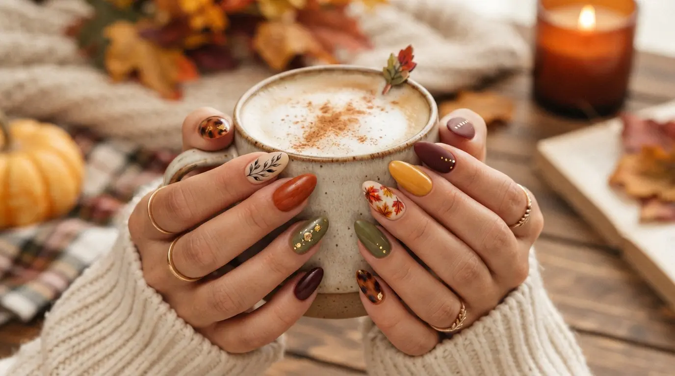 Trendy fall nail designs