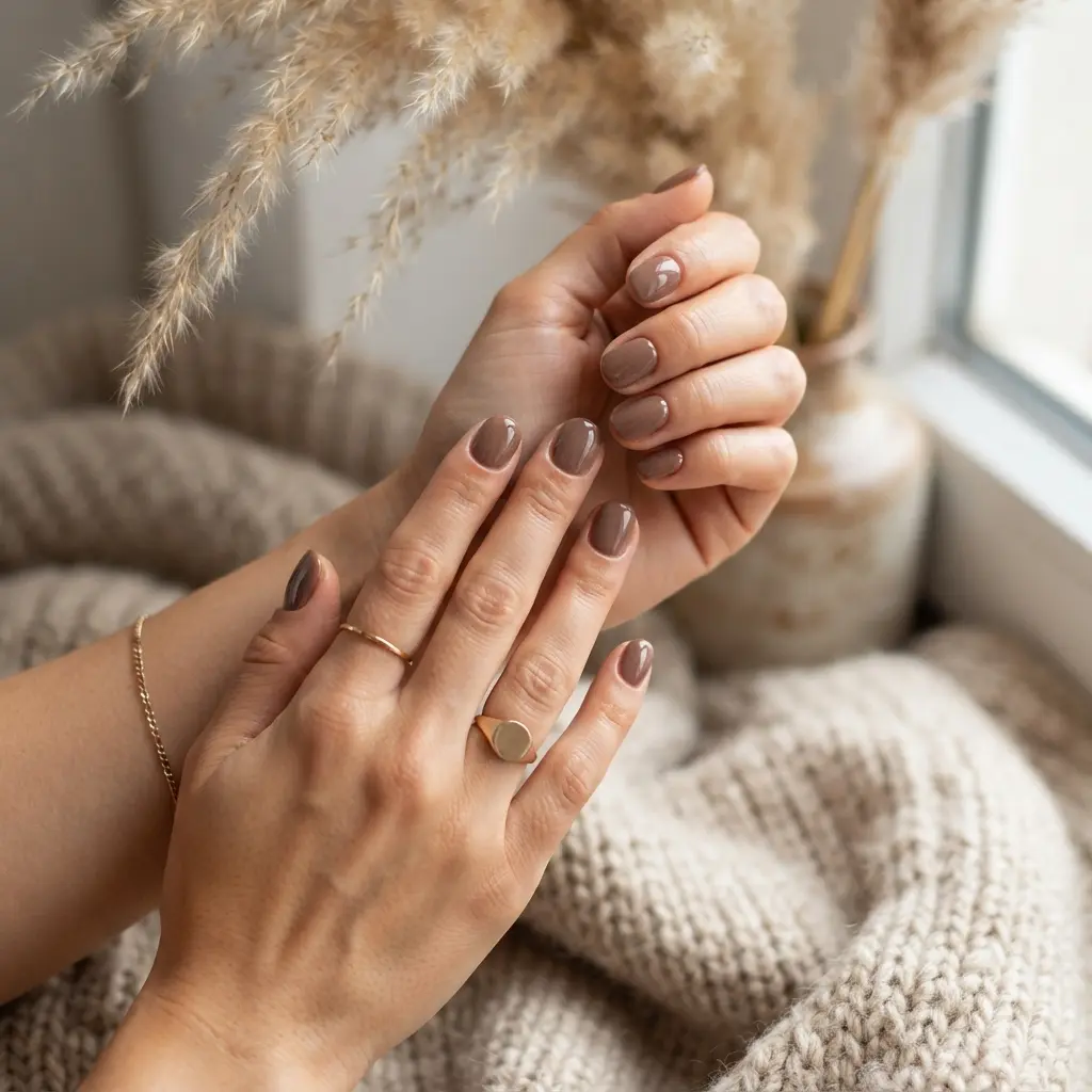  Warm Taupe Nails
